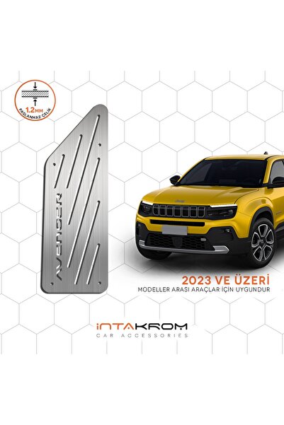 İntachrom Jeep Avenger Krom Ayak Dinlendirme Pedalı - 2023 ve Üzeri