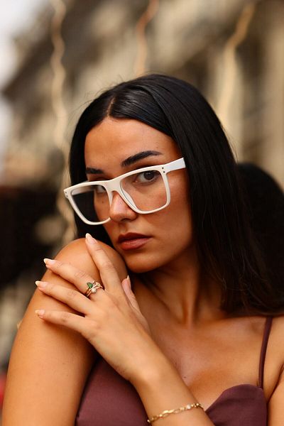 ModaLucci Transparent Sunglasses