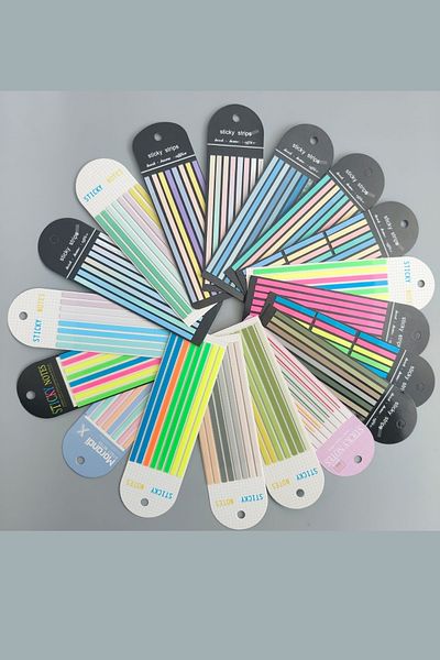 Mona Craftist Long Strip Semi-Transparent Adhesive Post It,Index,Sticker