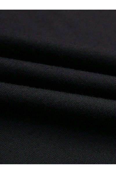 Jose Clothing Μαύρο εμπριμέ από οργανικό βαμβάκι Unisex Oversize T-shirt - Κοντό μανίκι