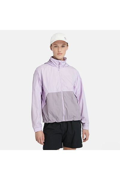 Timberland Jachetă de vânt violet pentru femei cu protecție UV