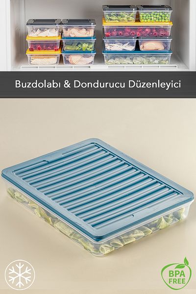Meleni Home Oil Storage Container - Refrigerator Organizer, 1X2400Ml, Microwave and Diffuser Suitable