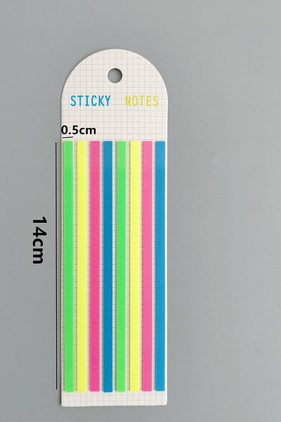 Mona Craftist Long Strip Semi-Transparent Adhesive Post It,Index,Sticker