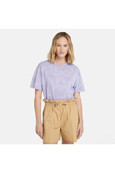 Timberland Women's Tie Dye Purple T-Shirt