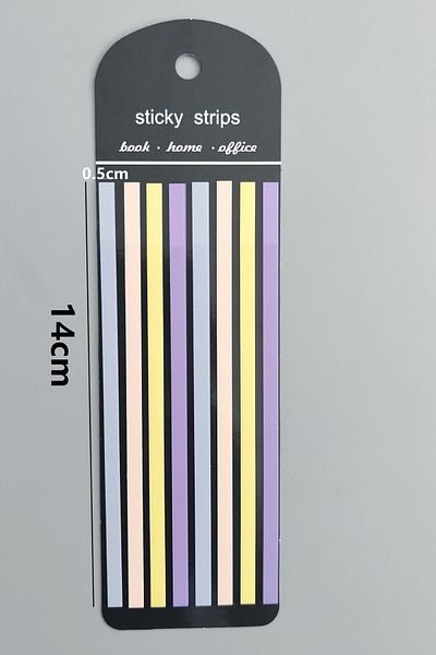 Mona Craftist Long Strip Semi-Transparent Adhesive Post It,Index,Sticker