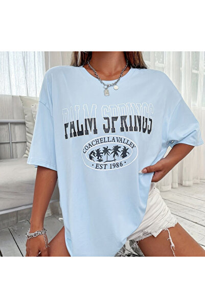 BEGRİFF Unisex Palm Spring Written T-shirt