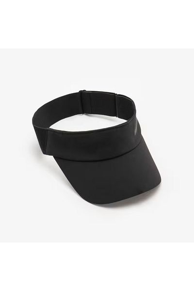 Decathlon Adult Running Visor - Black - Kiprun V2