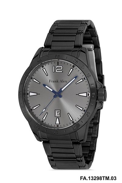 Frank Alex Fa.Ft.1.140 Steel Band 30 Mt Water Resistant New Season Stylish Design Men's Wrist Watch