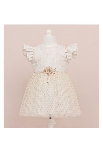 Baby Rose Robă cu cupă și rochie cu fustă cu sclipici