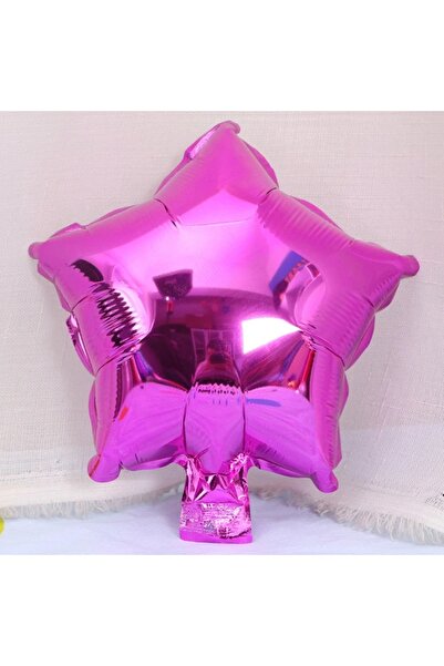 kidspartim بالون فوشيا ميني ستار فويل - 5 قطع 10 بوصة