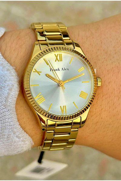 Frank Alex Steel Cord 30 Mt Water Resistant New Season Stylish Design Wristwatch
