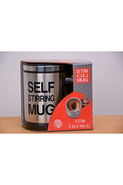 STIR CILI MUG METAL KARIŞTIRICILI KUPA
