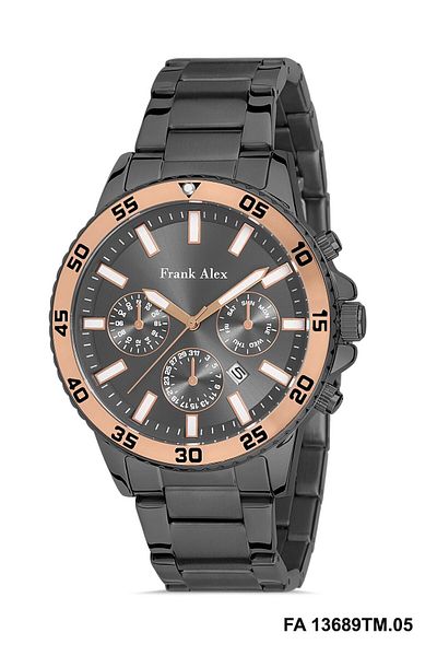 Frank Alex New Season Fa.ft.1.136 Men's Wristwatch - 30 Mt Water Resistant, Stylish Design