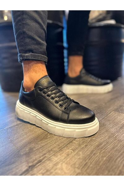BZ Moda B144 BT Laced Orthopedic Sole Ανδρικά αθλητικά παπούτσια Μαύρα