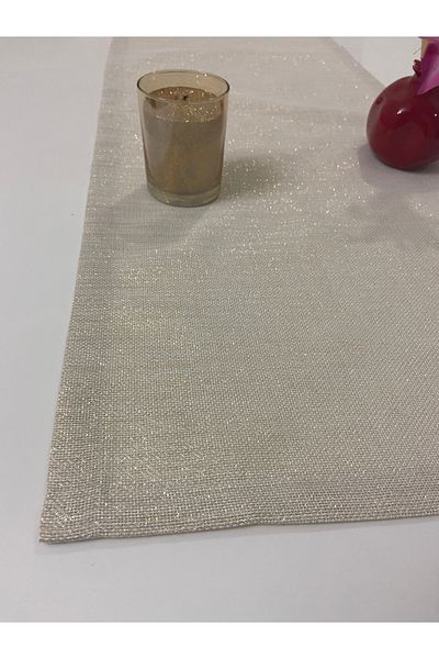 Zeren Home Ασημί Bougainvillea Gold Χρώμα Ορθογώνιο Runner 40x160