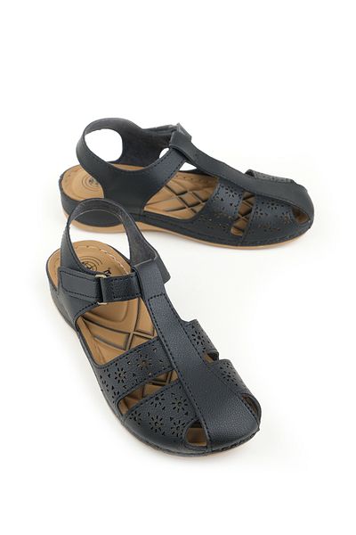 GEZER Summer Women's Pu Adjustable Sandals