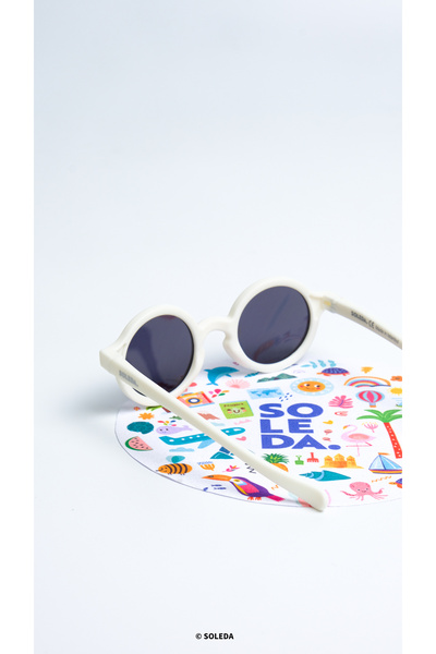 SOLEDA 0-12 Months Baby Sunglasses - Milk