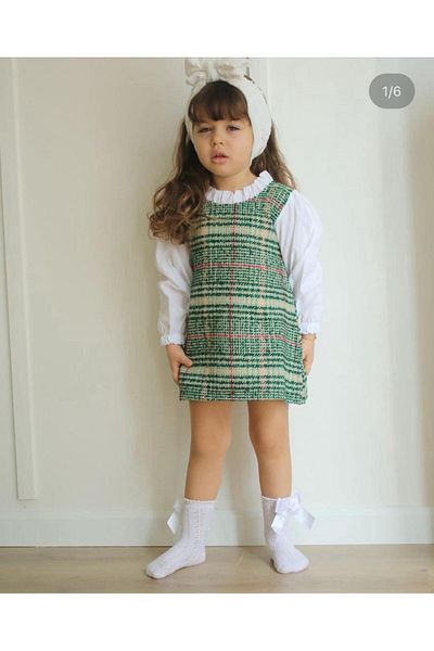 ipekkids ÎMbrăcăminte pentru fete İPEKKİDS ROCHIE DIN ȚESĂTURĂ JACQUARD