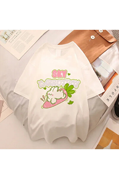 Jose Clothing تي شيرت من القطن العضوي المطبوع بأكمام قصيرة للجنسين