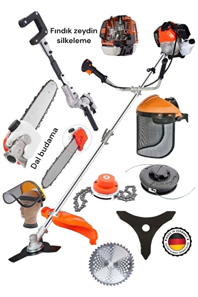 DYNAMİC MAX 15 Hp Yan Tipi Benzinli Ot Çalı Tırpanı Çim Biçme Makinasi Tırpan...