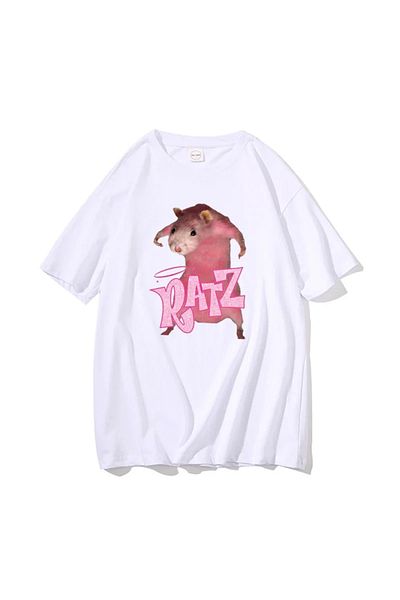 Jose Clothing Μπλουζάκι με λευκή στάμπα Unisex από οργανικό βαμβάκι Oversize - Κοντό μανίκι