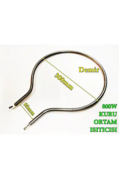 METİN ISITMA SOĞUTMA Büyük Davul Fırın Rezistansı 1000 W 30 cm