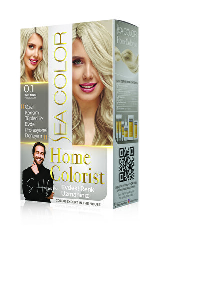 Sea Color HOME COLORIST (EVDEKİ PROFESYONEL RENK UZMANINIZ) 2x50 ml + 30 ml Asistan tüp Saç Boyası