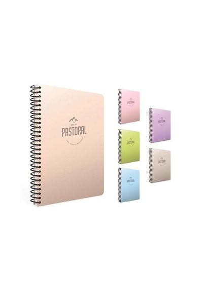 Gıpta Pastoral Spiral Pp Cover Notebook (a6) 80 Sheets (Checked) (stand)