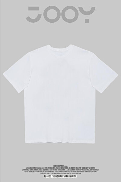 Jooy Company طاقم الرقبة الأبيض المعتاد التي شيرت