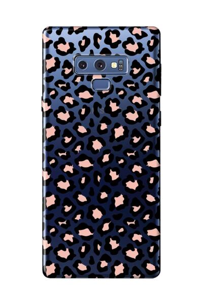 frondcase حافظة هاتف سامسونج نوت 9 شفافة بنمط الفهد