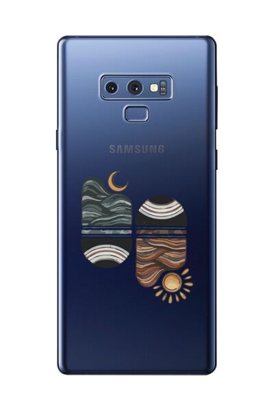 frondcase حافظة هاتف سامسونج نوت 9 صن سيت ويف شفافة