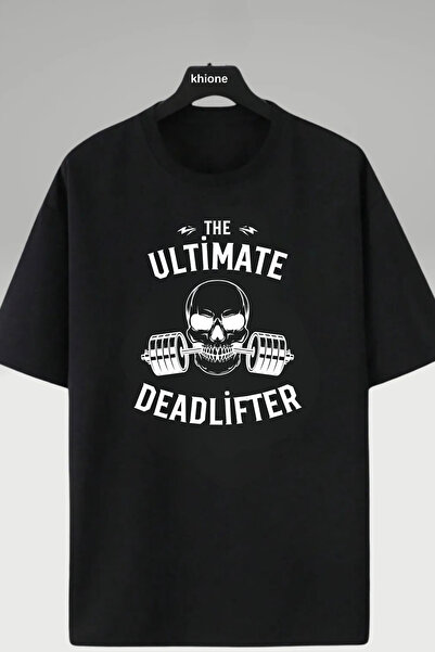 Khione Unisex dizajn The Ultimate Deadlifter Štampano 100% pamuk T-shirt
