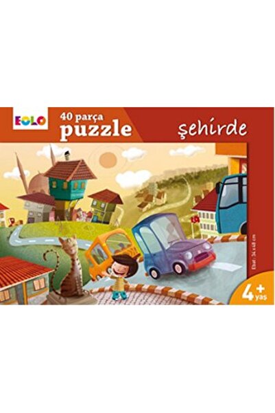 Eolo Yayıncılık Eolo 40 Parça Puzzle - Şehirde