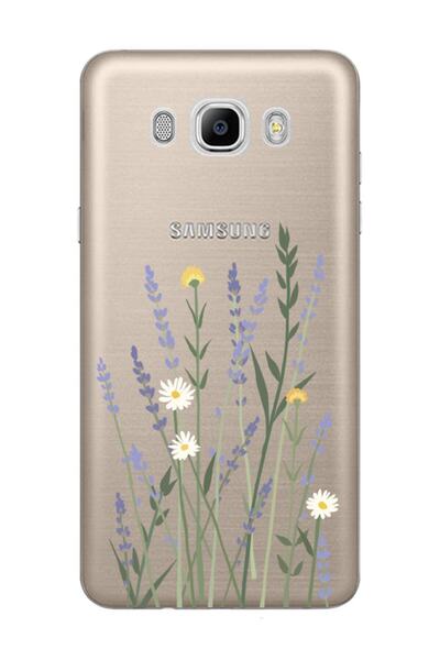 frondcase حافظة هاتف سامسونج J7 2016 لافندر شفافة