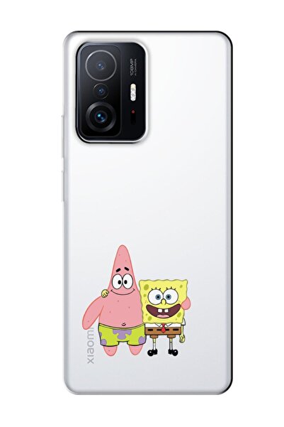 frondcase حافظة هاتف شفافة لهاتف Xiaomi Mi 11t Pro سبونج بوب وباتريك ستار