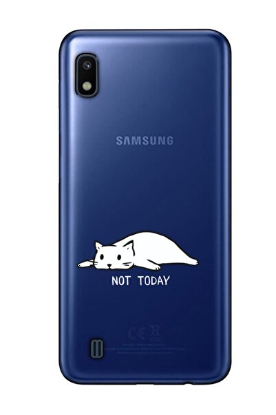 frondcase حافظة هاتف سامسونج A10 نوت توداي شفافة على شكل قطة