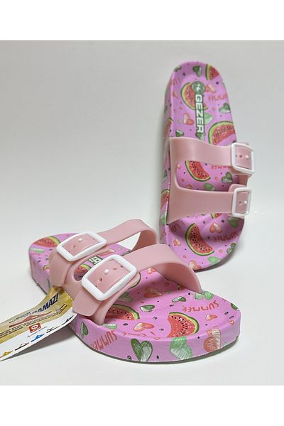 GEZER Anatomical Sole - Adjustable Buckle Beach, Pool, Balcony and Terrace Bathroom Home and Street Slippers