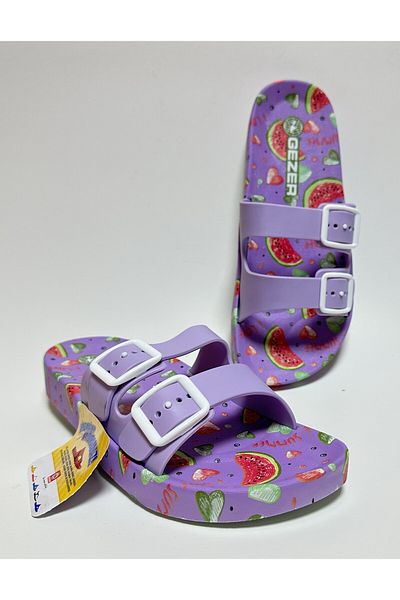 GEZER Anatomical Sole - Adjustable Buckle Beach, Pool, Balcony and Terrace Bathroom Home and Street Slippers