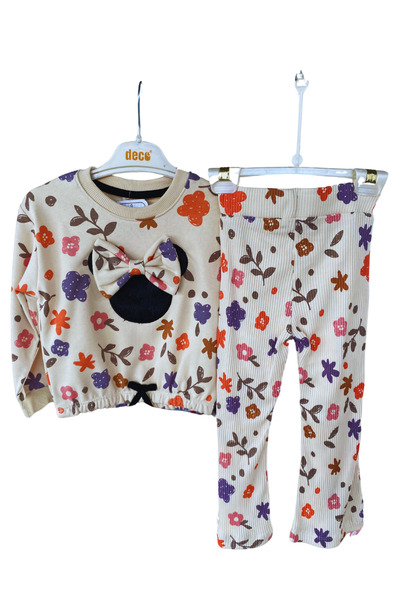 Nisankids Σετ κοριτσίστικο ισπανικό κολάν με ριμπέρικο στυλ (Αγοράστε ένα νού...