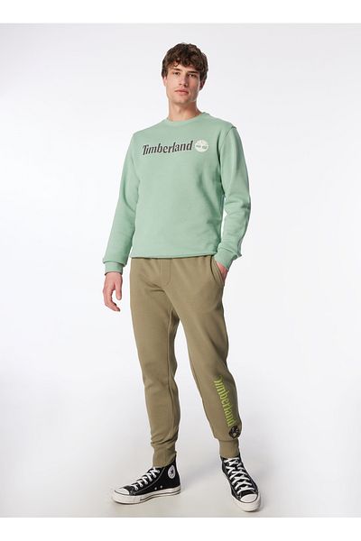 Timberland Khaki Men's Sweatpants - Tb0A5Yfb5901 Brushed Back