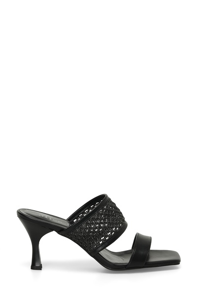 MissFace Ds24030 4Fx Black Women's Slippers