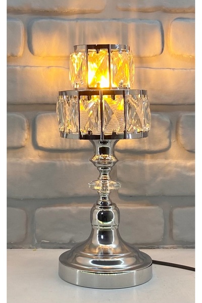 365GUNSERİSONU مصباح طاولة عاكس الضوء من الكريستال المتعدد المزخرف الحديث من ...