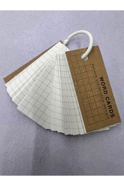 Concord Tekli Kelime Kartı 80 yaprak 30 * 65mm