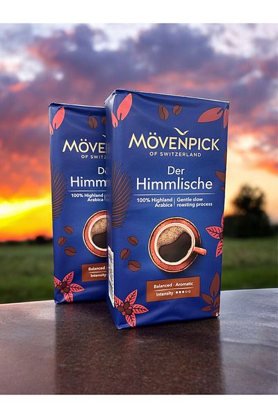 Mövenpick Der Himmlische 2*250 gr.Coffee with Filter Drain