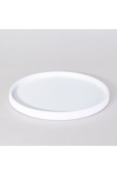 Selim Victoria Round Tray White