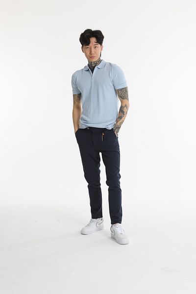 The Champ Clothing Ανδρικό πλεκτό μπλουζάκι Polo Neck