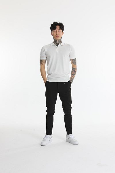 The Champ Clothing Ανδρικό πλεκτό μπλουζάκι Polo Neck