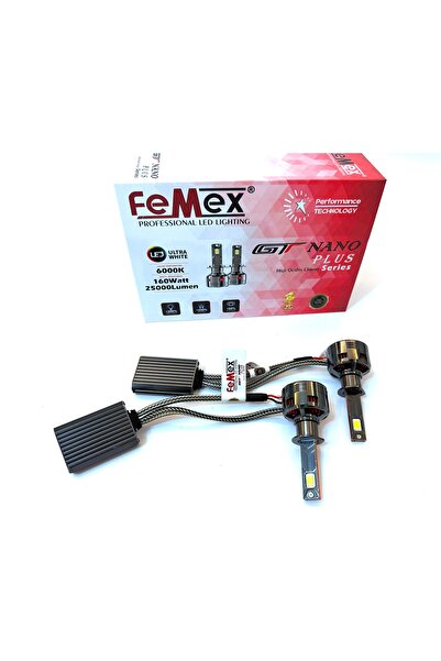 FEMEX Gt Nano Plus Csp Lumıled Royal Chipset Radyatör Soğutmalı H1 Led Xenon Led Headlight