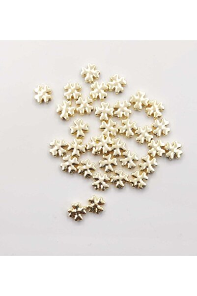 yiğit aksesuar Aparatură intermediară model trifoi placată cu aur 50 buc