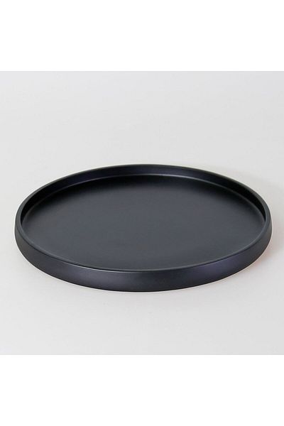 Selim Victoria Round Tray Black